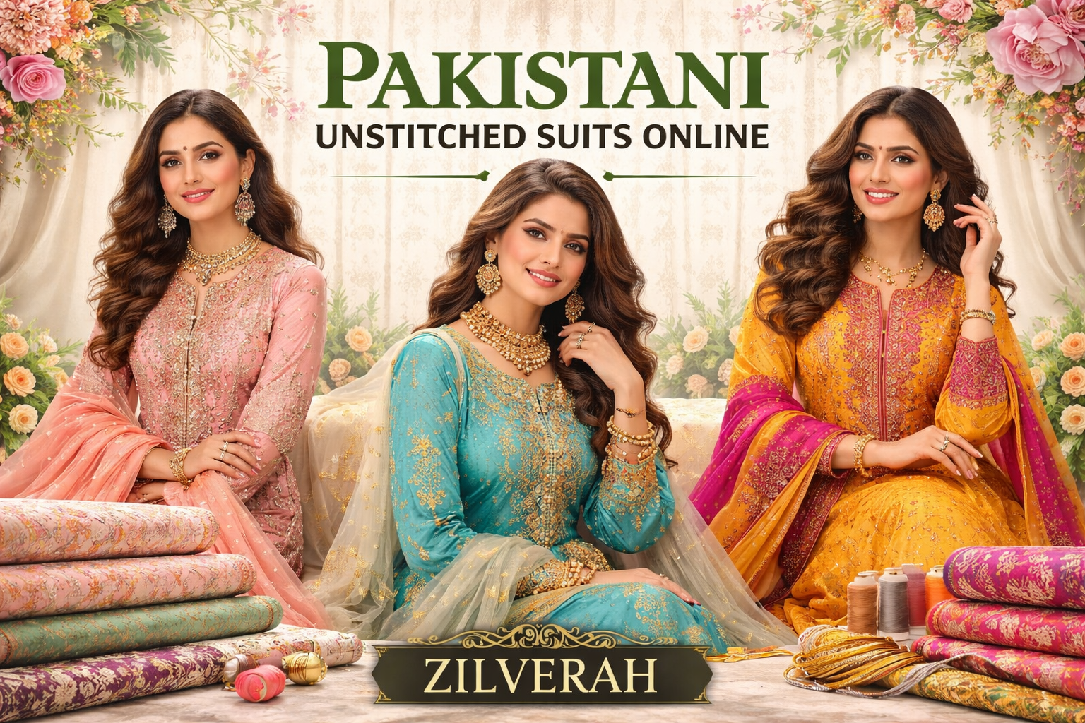 Pakistani Unstitched Suits