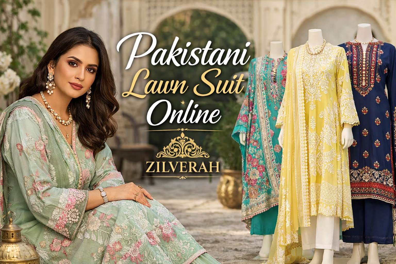 Pakistani Lawn Suit Online