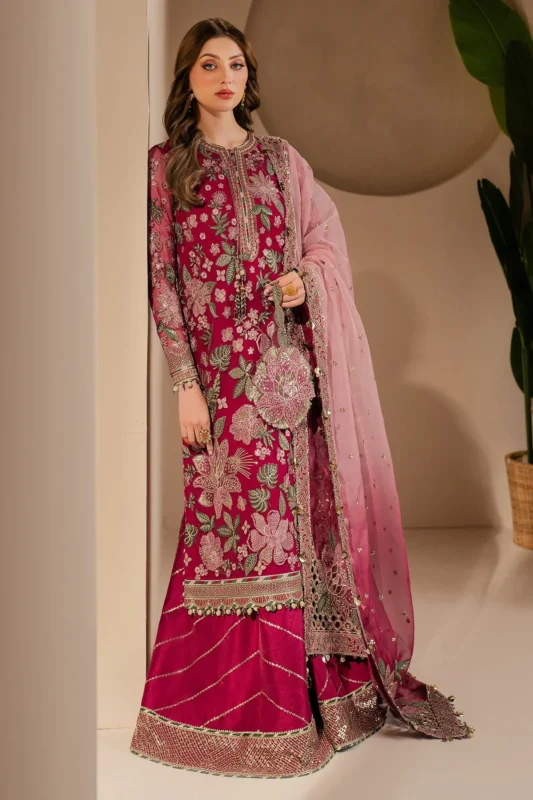 Zilverah Embroidered Chiffon Party Wear Dress – Buy Online Pakistan